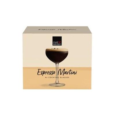 Royal Leerdam Espresso Martini Glas-Set - 24cl - Transparent - 4 Stück Royal Leerdam Espresso Martini Glas-Set - 24cl - Transparent - 4 Stück