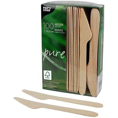 Papstar, Einweggeschirr, Messer "pure" (100x) Papstar, Einweggeschirr, Messer "pure" (100x)