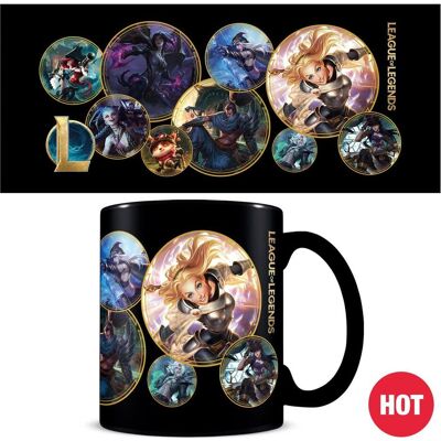 Pyramid League of Legends Heat Change Mug: LOL, Tasse, Mehrfarbig Pyramid League of Legends Heat Change Mug: LOL, Tasse, Mehrfarbig