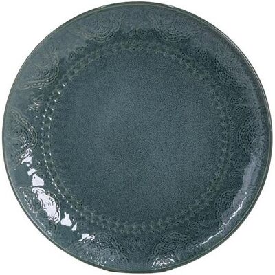 Domoletti Plate lunch Blue arabic, Ø 26.6 cm, blue, Teller, Blau Domoletti Plate lunch Blue arabic, Ø 26.6 cm, blue, Teller, Blau