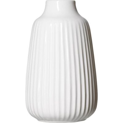 Ritzenhoff & Breker SANREMO Vase - Dekorative Rillenstruktur - 240mm - Weiß Ritzenhoff & Breker SANREMO Vase - Dekorative Rillenstruktur - 240mm - Weiß