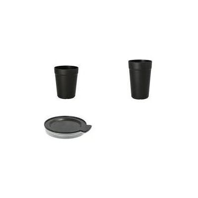 Circulware by Haval, Einweggeschirr, 16 "" Trinkbecher PP rund 0,4 l Ø 8 cm · 13 cm schwarz (16x) Circulware by Haval, Einweggeschirr, 16 "" Trinkbecher PP rund 0,4 l Ø 8 cm · 13 cm schwarz (16x)