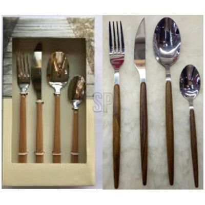 Excellent Houseware Edelstahl Besteckset - 16 Teile für 4 Personen Excellent Houseware Edelstahl Besteckset - 16 Teile für 4 Personen