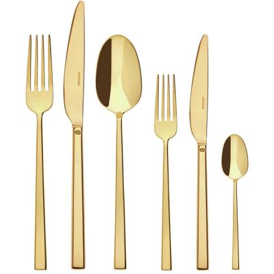 Sambonet Besteck 'Rock' 36-teilig, Besteck, Gold Sambonet Besteck 'Rock' 36-teilig, Besteck, Gold