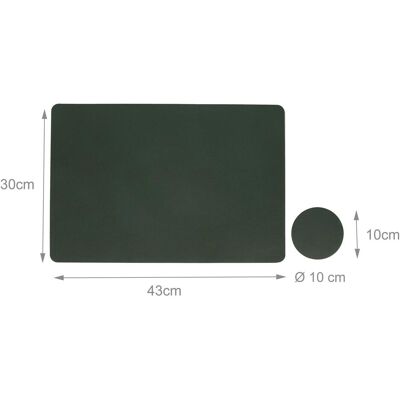 Relaxdays, Tischset, 12-tlg. Platzdeckchen-Set (1 Stk., 30 x 43 cm) Relaxdays, Tischset, 12-tlg. Platzdeckchen-Set (1 Stk., 30 x 43 cm)