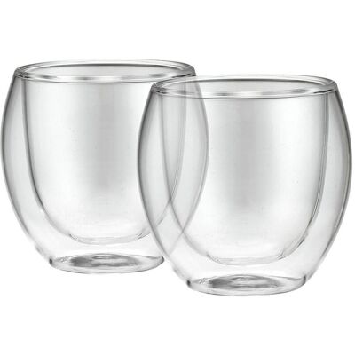 Oroley Palermo Doppelwandiger 100ml Glasbecher - Wandbecher Oroley Palermo Doppelwandiger 100ml Glasbecher - Wandbecher