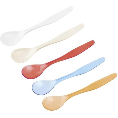 6x Fackelmann Eierlöffel Kst.bunt 14,5cm 4er, Besteck, Mehrfarbig 6x Fackelmann Eierlöffel Kst.bunt 14,5cm 4er, Besteck, Mehrfarbig