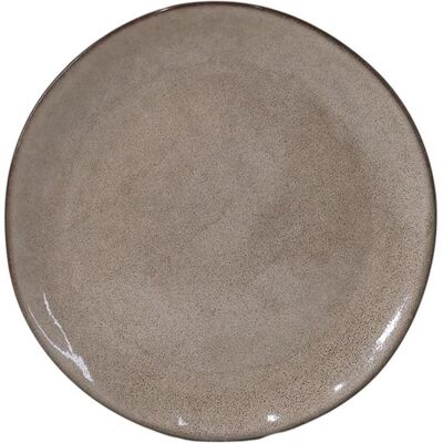Domoletti Dessert plate dessert Enigma, Ø 21 cm, brown, Teller, Braun Domoletti Dessert plate dessert Enigma, Ø 21 cm, brown, Teller, Braun