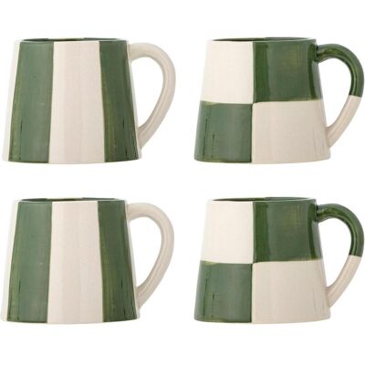 Bloomingville - Floki Mug - Green, Tasse, Grün Bloomingville - Floki Mug - Green, Tasse, Grün