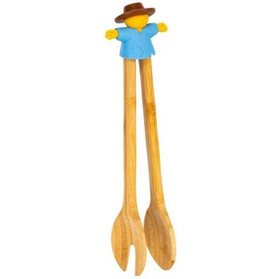 Ototo - Salad Servers - Blue, Servierbesteck, Beige, Blau Ototo - Salad Servers - Blue, Servierbesteck, Beige, Blau