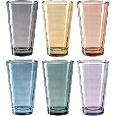 Leonardo GK/6 Becher L 300ml sort.VERSO, Trinkgläser, Mehrfarbig Leonardo GK/6 Becher L 300ml sort.VERSO, Trinkgläser, Mehrfarbig