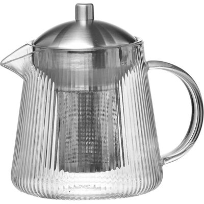 Ritzenhoff & Breker, Teekanne, Teekanne Jive mit Sieb, Borosilikatglas, Klar, 800 ml, 824629 (0.80 l) Ritzenhoff & Breker, Teekanne, Teekanne Jive mit Sieb, Borosilikatglas, Klar, 800 ml, 824629 (0.80 l)