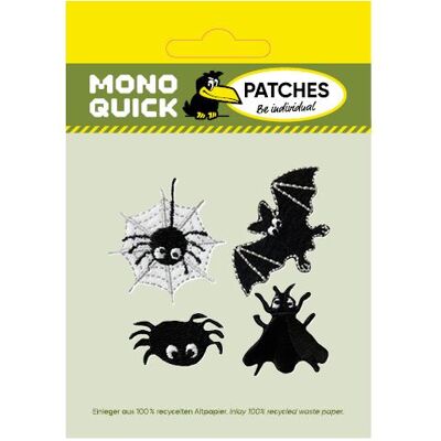 Mono Quick 4 Halloweenmotive, Applikationen, Weiss, Schwarz Mono Quick 4 Halloweenmotive, Applikationen, Weiss, Schwarz