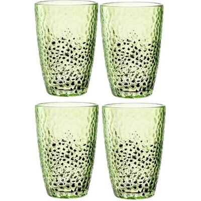 Leonardo Trinkglas Matera 340 ml, 4 Stück, Grün, Trinkgläser, Grün Leonardo Trinkglas Matera 340 ml, 4 Stück, Grün, Trinkgläser, Grün