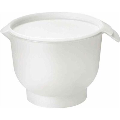 Gastromax - Mixa Line Pipeskål Med Låg - Weiß Gastromax - Mixa Line Pipeskål Med Låg - Weiß