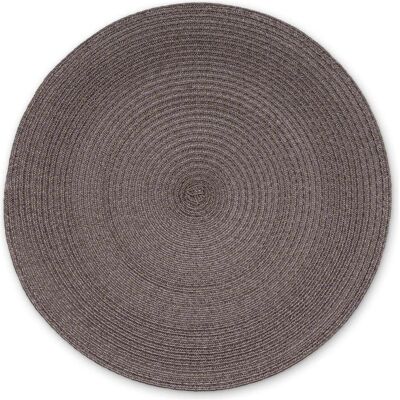Continenta, Tischset, Tischset rund, taupe (38 cm) Continenta, Tischset, Tischset rund, taupe (38 cm)