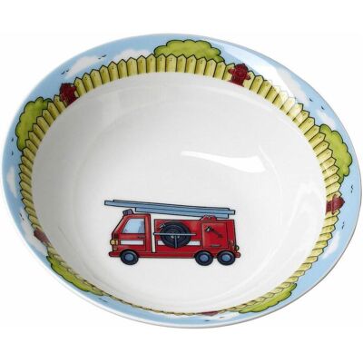 Ritzenhoff & Breker Müslischale "FEUERWEHRMANN BERNIE" aus Porzellan, spülmaschinengeeignet, Durchmesser: 170 mm, Schüssel + Schale, Mehrfarbig Ritzenhoff & Breker Müslischale "FEUERWEHRMANN BERNIE" aus Porzellan, spülmaschinengeeignet, Durchmesser: 170 mm, Schüssel + Schale, Mehrfarbig