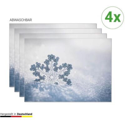 CoverYourDesk, Tischset, Tischset Schneekristall CoverYourDesk, Tischset, Tischset Schneekristall