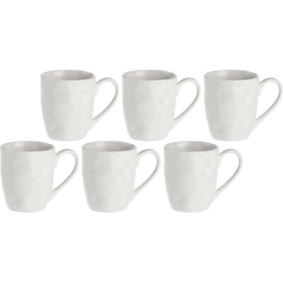 La Porcellana Bianca LUNIA Set mit 6 Bechern 110 ml, Tasse, Weiss La Porcellana Bianca LUNIA Set mit 6 Bechern 110 ml, Tasse, Weiss