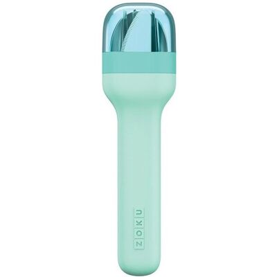 ZOKU Besteck-Set To Go, 3-teilig Teal, Besteck, Türkis ZOKU Besteck-Set To Go, 3-teilig Teal, Besteck, Türkis