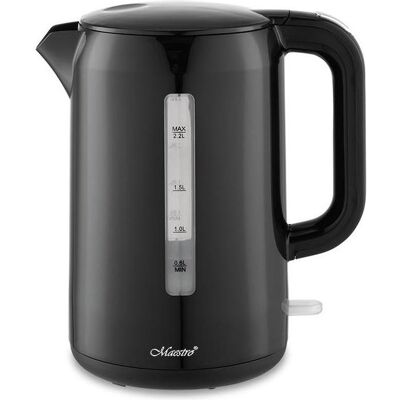 Maestro Czajnik elektrycz. 2 2L 2200W MR-022-BLACK, Wasserkocher, Schwarz Maestro Czajnik elektrycz. 2 2L 2200W MR-022-BLACK, Wasserkocher, Schwarz