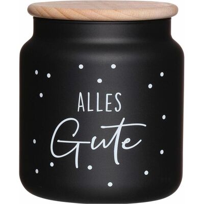 Ritzenhoff & Breker Vorratsglas "ALLES GUTE", 1,1 l, Vorratsbehälter, Schwarz Ritzenhoff & Breker Vorratsglas "ALLES GUTE", 1,1 l, Vorratsbehälter, Schwarz