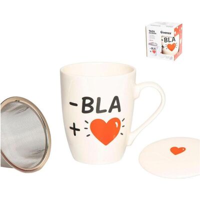 Ovenza Bla infusion mug with filter and lid 350 ml, Tasse, Mehrfarbig Ovenza Bla infusion mug with filter and lid 350 ml, Tasse, Mehrfarbig