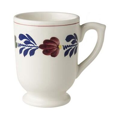 Royal Boch Boerenbont Becher Auf Fuss Mazagran, Tasse, Mehrfarbig Royal Boch Boerenbont Becher Auf Fuss Mazagran, Tasse, Mehrfarbig