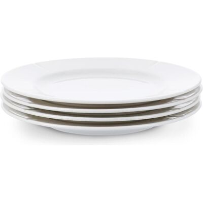 Rosendahl Grand Cru tallerken hvid 23 cm. 4 stk., Teller, Weiss Rosendahl Grand Cru tallerken hvid 23 cm. 4 stk., Teller, Weiss