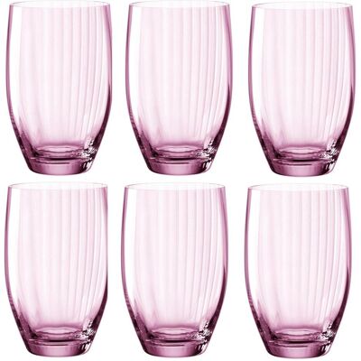Leonardo Longdrinkglas Poesia 460 ml, 6 Stück, Rosa, Cocktailgläser, Pink, Rosa Leonardo Longdrinkglas Poesia 460 ml, 6 Stück, Rosa, Cocktailgläser, Pink, Rosa