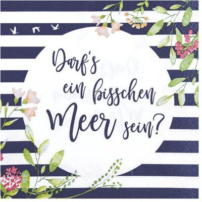 Magni, Servietten, Meerweh (20 Stk., 33 x 33 cm) Magni, Servietten, Meerweh (20 Stk., 33 x 33 cm)