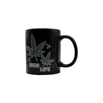 MAD Monkey Tasse "High Life Weed" - mit Farbwechsel, Tasse, Schwarz MAD Monkey Tasse "High Life Weed" - mit Farbwechsel, Tasse, Schwarz