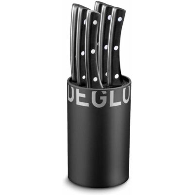 Deglon Set di Coltelli per Bistecca, Besteck, Schwarz Deglon Set di Coltelli per Bistecca, Besteck, Schwarz