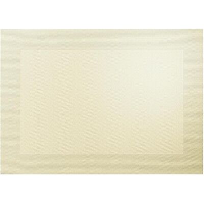 12x ASA Selection, Tischset, Tischset PVC metallic 33x46cm, sand mit gewebtem Rand (1 Stk.) 12x ASA Selection, Tischset, Tischset PVC metallic 33x46cm, sand mit gewebtem Rand (1 Stk.)