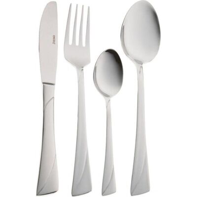 Kinghoff Satin Besteck-Set - 24 Stück für 6 Kinghoff Satin Besteck-Set - 24 Stück für 6