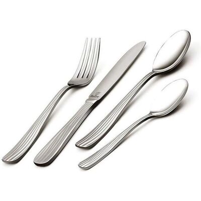Bollire Cutlery set 24pcs PESCARA stainless stee, Besteck, Silber Bollire Cutlery set 24pcs PESCARA stainless stee, Besteck, Silber