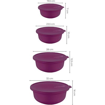 Hermia Keith, Schüssel + Schale, Violett Hermia Keith, Schüssel + Schale, Violett