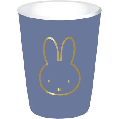 Haza Witbaard, Einweggeschirr, Tassen Miffy Blue, 8 Stück Haza Witbaard, Einweggeschirr, Tassen Miffy Blue, 8 Stück