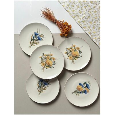 Hermia Lily Dessert Plate Set 6 Pieces, Teller, Mehrfarbig Hermia Lily Dessert Plate Set 6 Pieces, Teller, Mehrfarbig