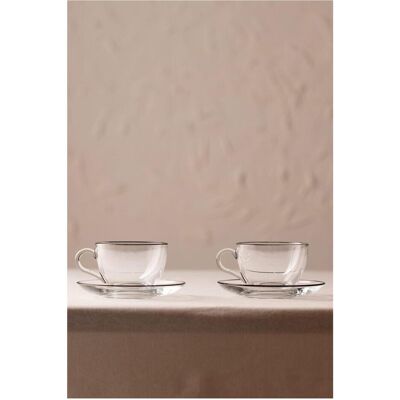 Hermia Pure Tea Cup Set (4 Pieces), Tasse, Schwarz Hermia Pure Tea Cup Set (4 Pieces), Tasse, Schwarz