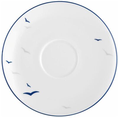 Königlich Tettau Worpswede Rügen Untere zur Teetasse 13,5 cm (04164), Tasse, Blau Königlich Tettau Worpswede Rügen Untere zur Teetasse 13,5 cm (04164), Tasse, Blau