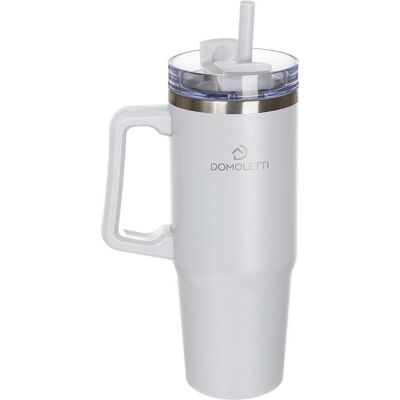 Domoletti Thermo cup RH628A2, 0.89 l, white, Thermoskanne, Weiss Domoletti Thermo cup RH628A2, 0.89 l, white, Thermoskanne, Weiss