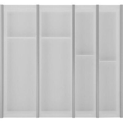 Ninka Cuisio Besteckeinsatz für Legrabox 473x535x55mm, Kunststoff weiss, Besteckkasten, Weiss Ninka Cuisio Besteckeinsatz für Legrabox 473x535x55mm, Kunststoff weiss, Besteckkasten, Weiss