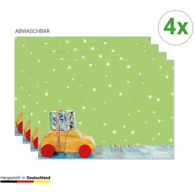 CoverYourDesk, Tischset, Tischset Auto mit Geschenk CoverYourDesk, Tischset, Tischset Auto mit Geschenk
