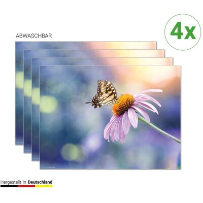 CoverYourDesk - Tischset Schmetterling auf Blume - Table mat CoverYourDesk - Tischset Schmetterling auf Blume - Table mat
