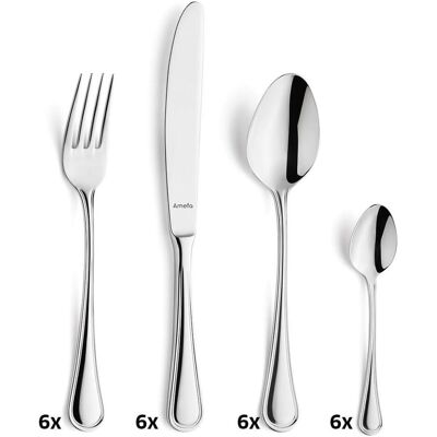 Amefa Haydn 32 Piece Cutlery Set 8 Persons, Besteck, Silber Amefa Haydn 32 Piece Cutlery Set 8 Persons, Besteck, Silber