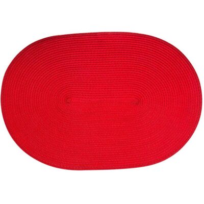 Continenta, Tischset, Tischset oval kirschrot 45x31cm (1 Stk., 45 x 31 cm) Continenta, Tischset, Tischset oval kirschrot 45x31cm (1 Stk., 45 x 31 cm)