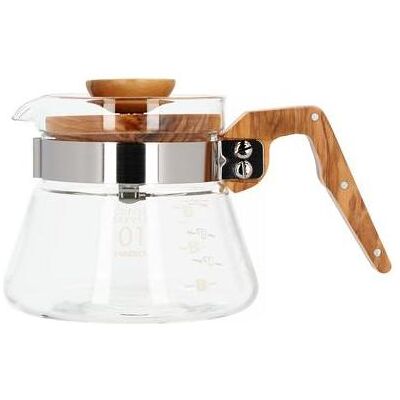 Hario Coffee Server Olive Wood, Zubehör Kaffeemaschinen, Transparent Hario Coffee Server Olive Wood, Zubehör Kaffeemaschinen, Transparent