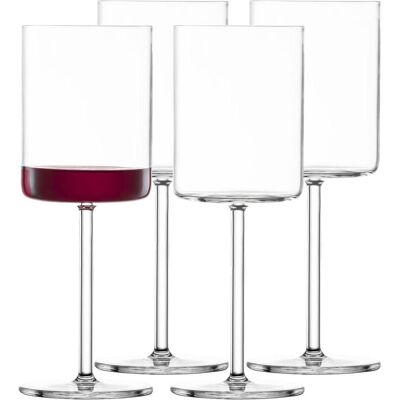 Schott Zwiesel Rotweinglas Modo 1 4 Stück, Weingläser, Transparent Schott Zwiesel Rotweinglas Modo 1 4 Stück, Weingläser, Transparent
