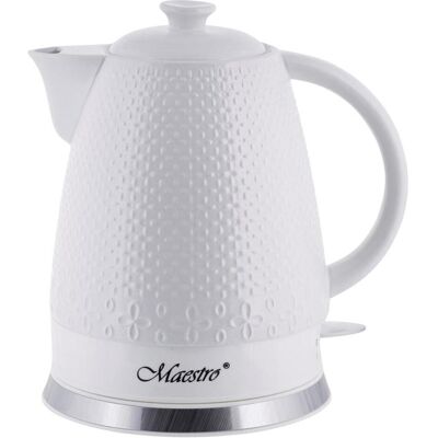 Maestro Czajnik elektryczny ceramiczny 1 5L 1500W MR-073, Wasserkocher, Weiss Maestro Czajnik elektryczny ceramiczny 1 5L 1500W MR-073, Wasserkocher, Weiss